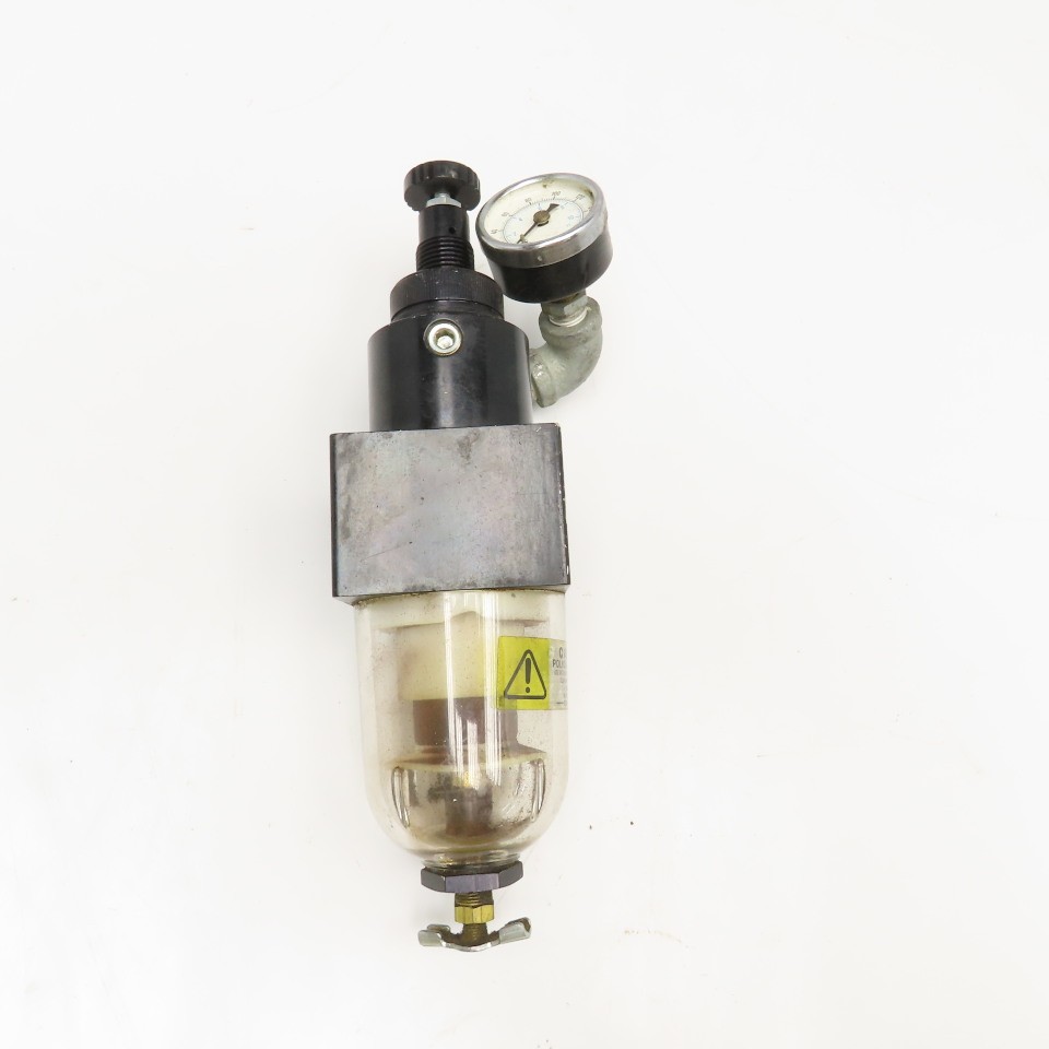 3/8" NPT Polycarbonate Air Line Particulate Filter Regulator 150PSI