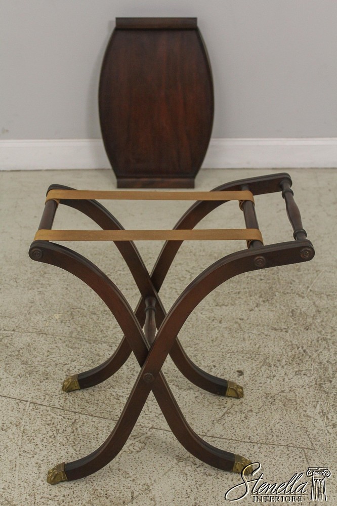 F59341: FERGUSON Regency Style Vintage Tray Top Server Table