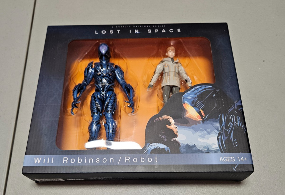 NETFLEX Lost In Space WILL RIBONSON / ROBOT    EXCLUSIVE  Action Figure Box Set