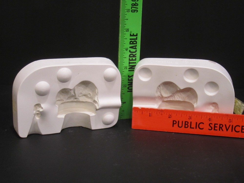 Vintage Ceramic Slip Casting Mold Dog and Bug Mini Max Molds MM56