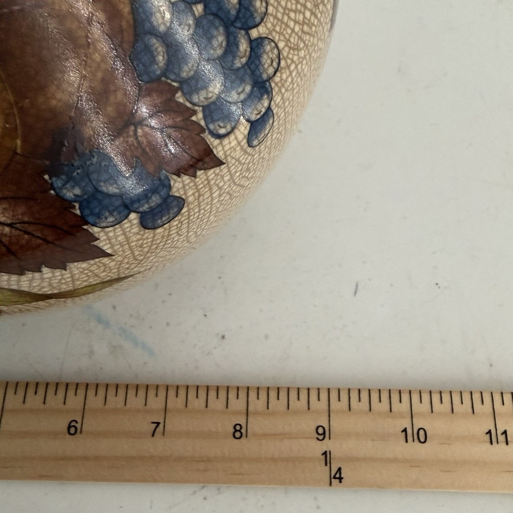 VINTAGE POTTERY PITCHER Fruit