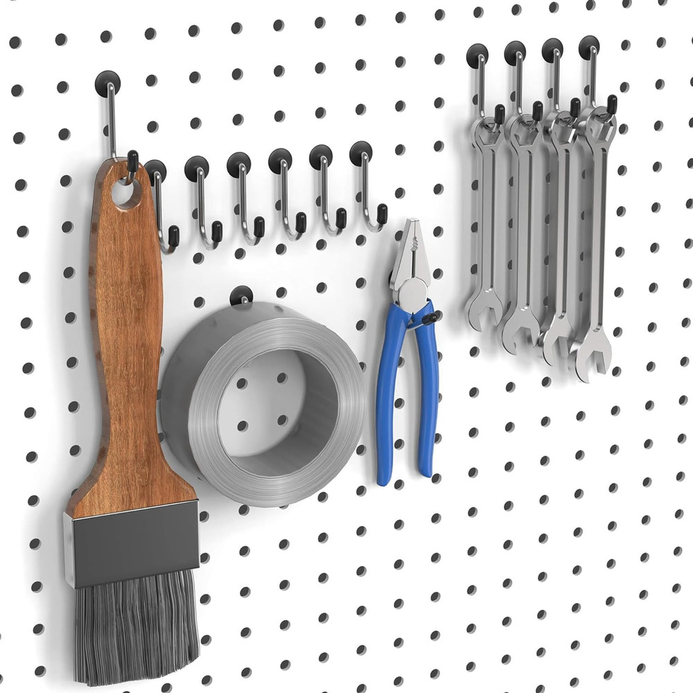 Pegboard Hooks, Peg Board Accesories, for Organizing Various Tools, 146 Pieces,