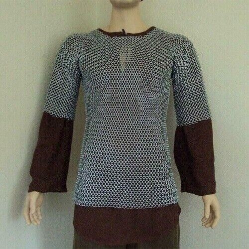 Aluminum Butted Chainmail Shirt Half Sleeve Medium