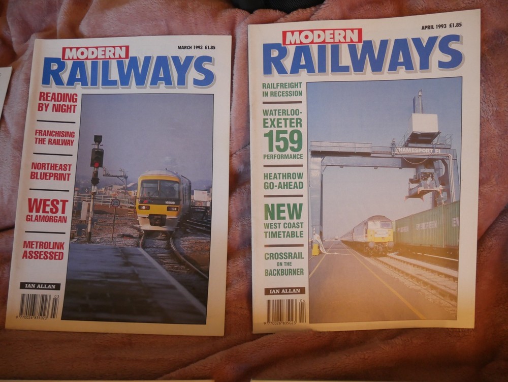 Modern Railways magazine x 12: year 1993 complete