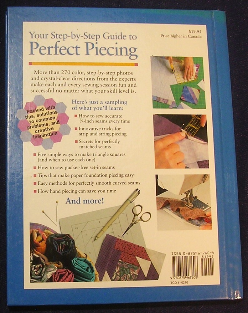 3 References, Quick & Easy Quilting, Guide for Weekend Quilters, Perfect Piecing