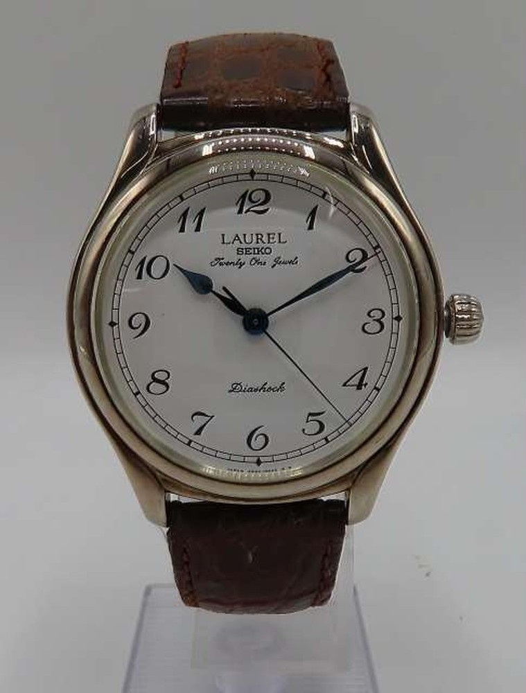 LAUREL Manual Wind Silver Model 4S24 0040 SEIKO
