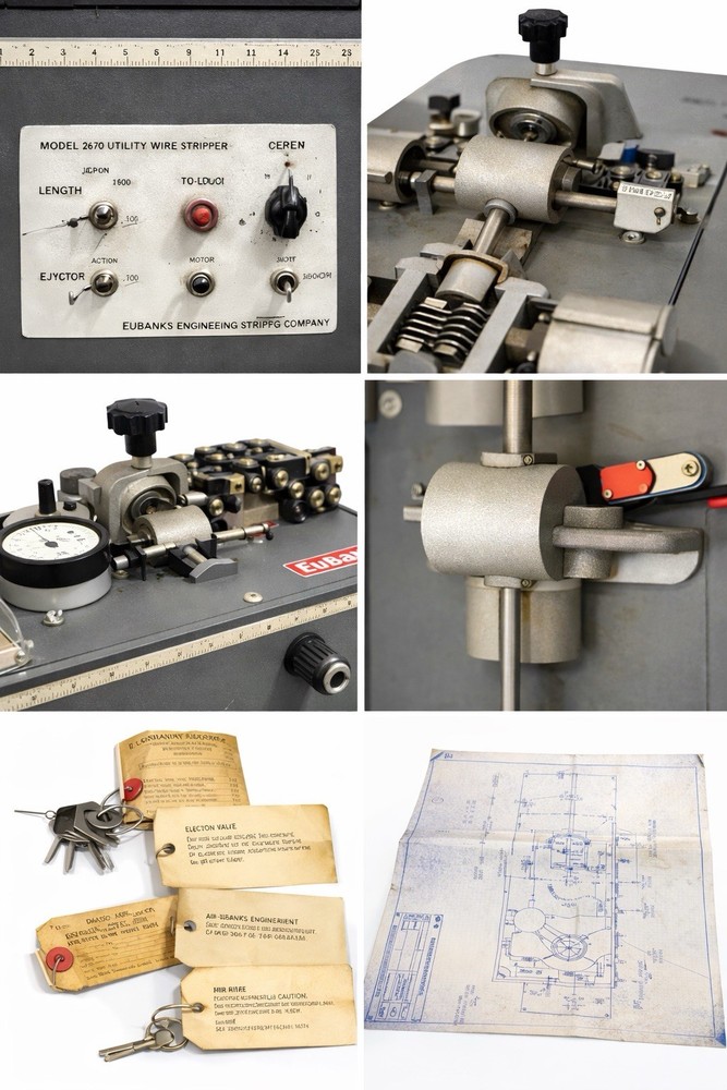 Eubanks Engineering Model 2670 Industrial Utility Wire Stripper Machine