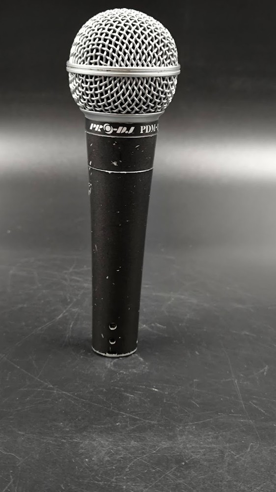 PRO-DJ PDM-3 Dynamic Microphone Used Working Black