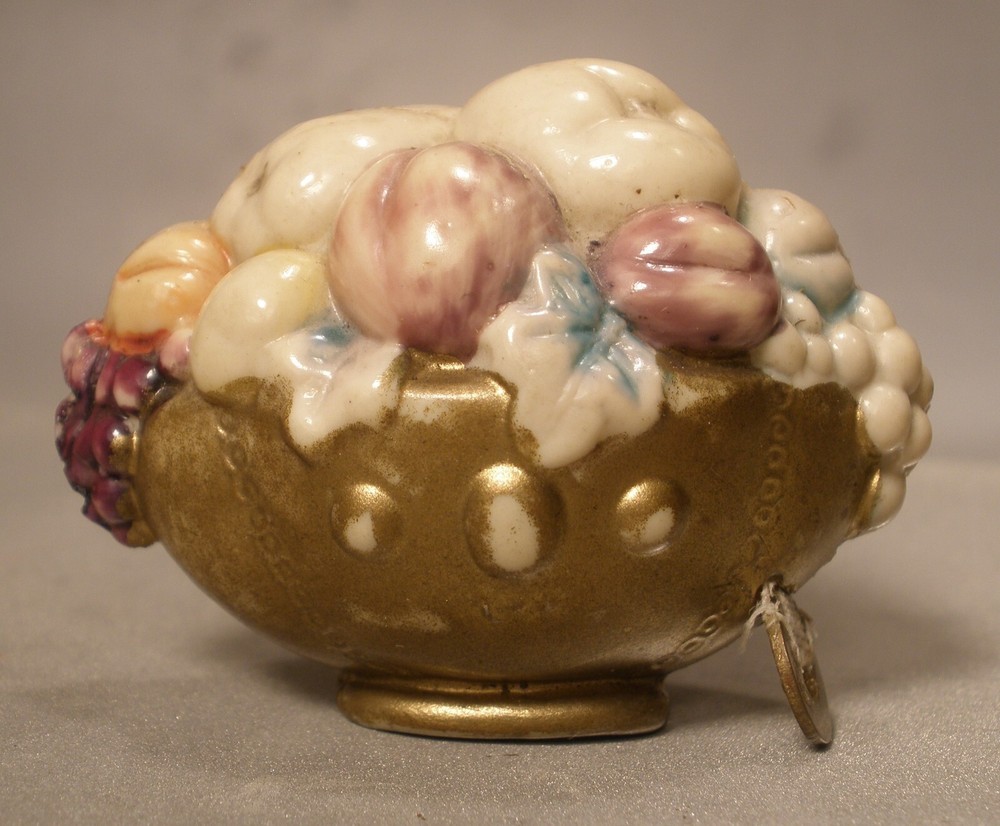 Celluloid Fruit Basket Tape Measure