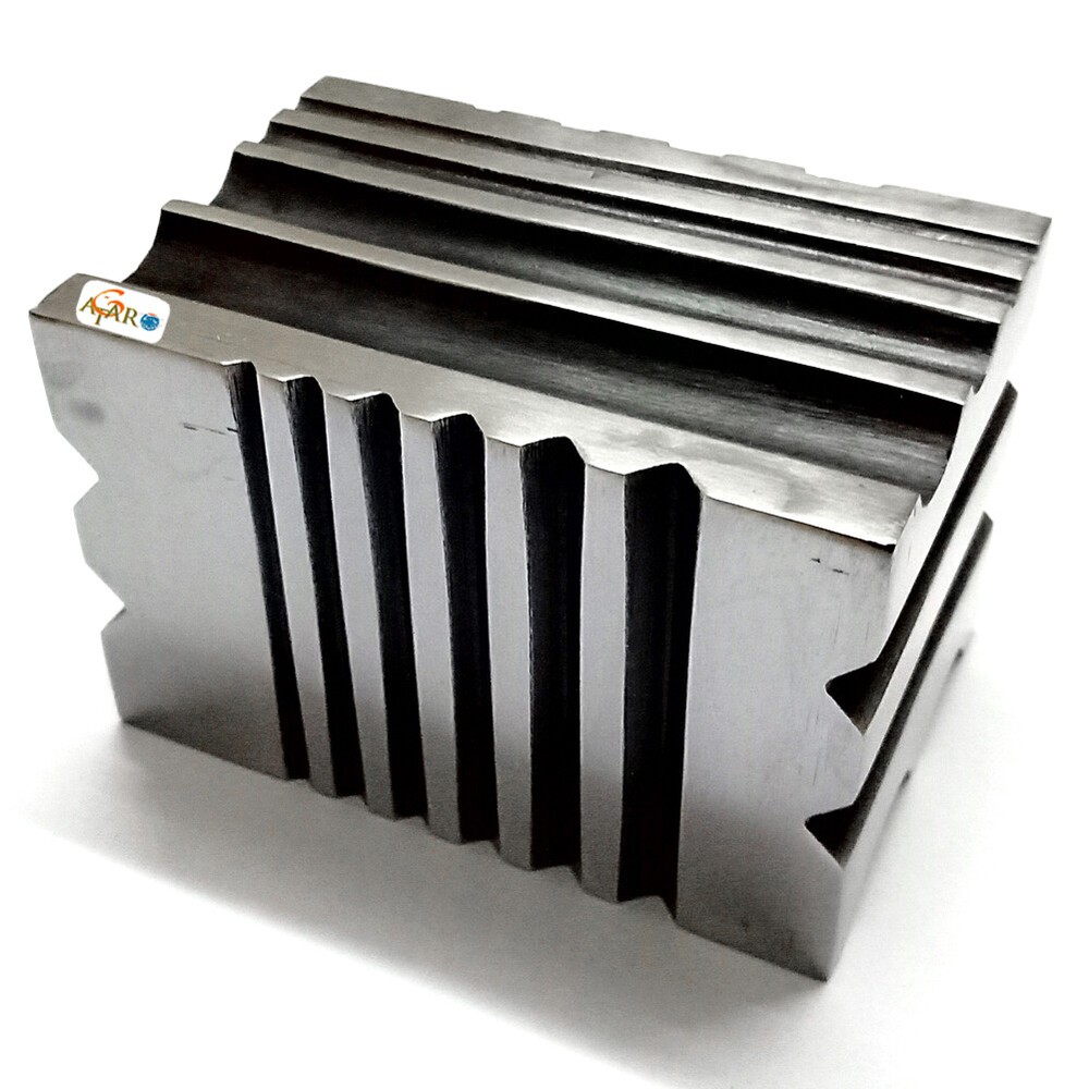 Hardened Solid Steel Grooved Multi Forming Swage Block Dapping Silver smith Tool