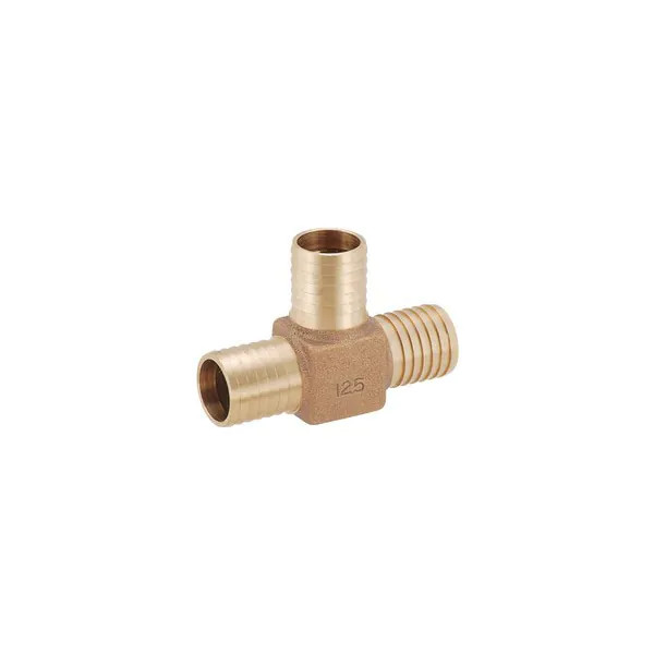 Lead-free Insert x Insert Tee-Brass 1"