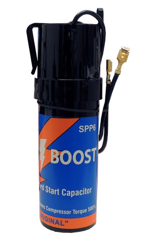 Supco SPP6 SUPER BOOST AC Hard Start Capacitor Kit, 500% Torque Increase