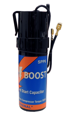 Supco SPP6 SUPER BOOST AC Hard Start Capacitor Kit, 500% Torque Increase