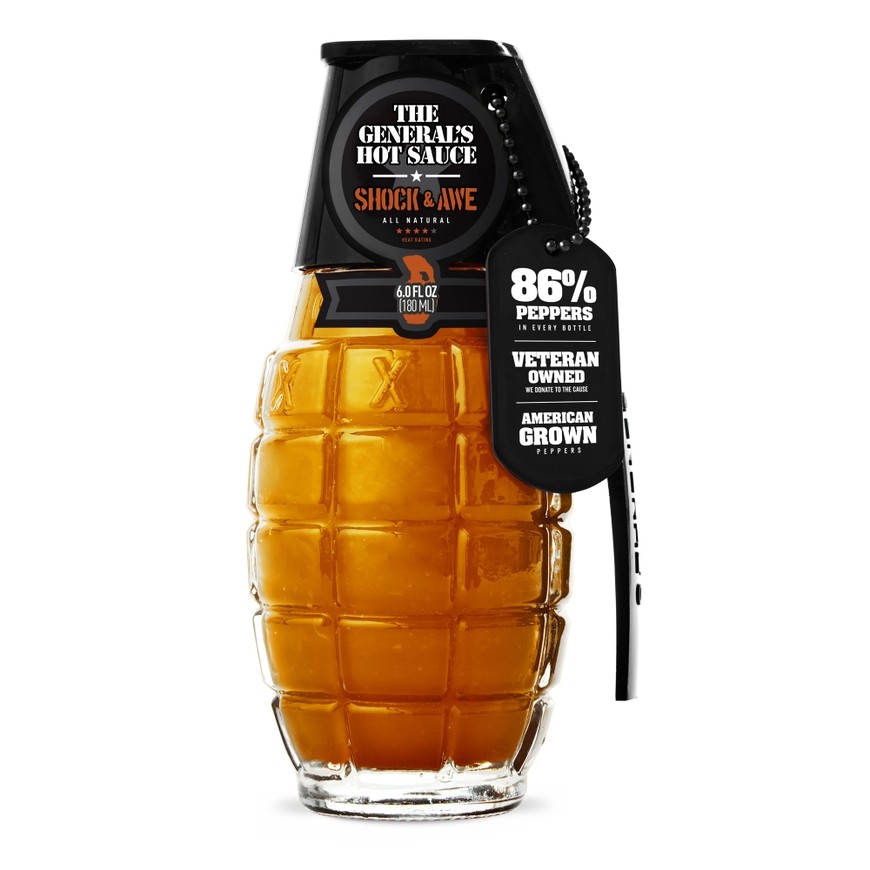 The Generals Hot Sauce SHOCK & AWE 6oz