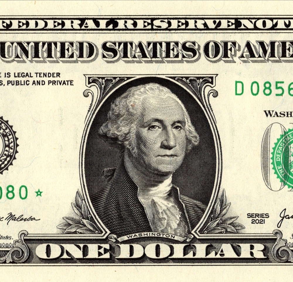 2021 D Star Note One Dollar Bill Regular Run Pack Note D08561080*