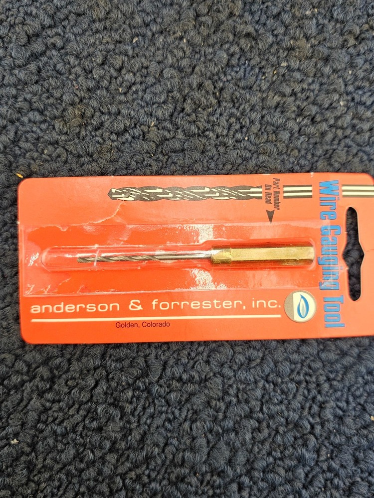 ANDERSON & FORRESTER #49 WIRE GAUGING TOOL WTH HANDLE
