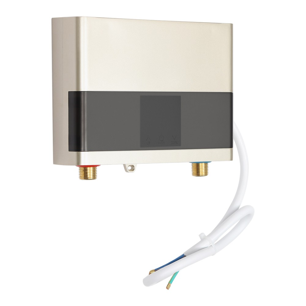 4000W 8.7*6.8*2.5" Gold ABS& Metal Constant Temperature Instant Hot Water Heater