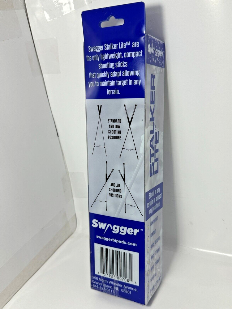 Swagger Stalker Lite Bipod Compact Shooting Stick Maintain Target