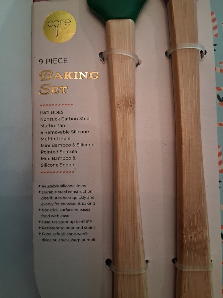 9pc Mini Baking Set by CORE KITCHEN New in Pkg.