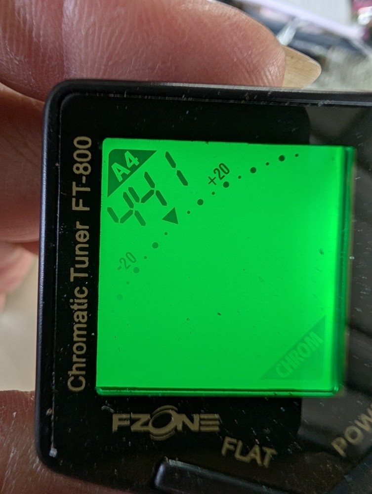 FZONE FT -800 chormatic TUNER CLIP ON DIGITAL used PACKAGE
