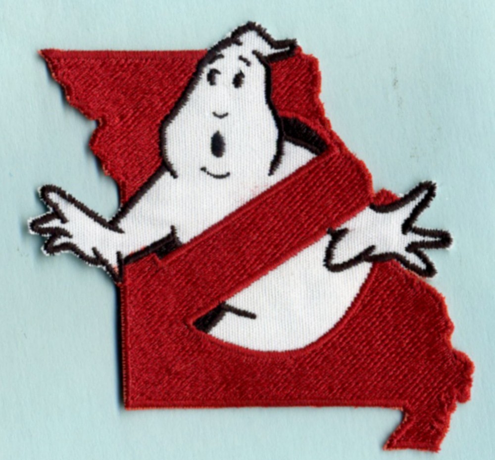 Missouri State - Embroidered Ghostbusters No Ghost Iron on Patch