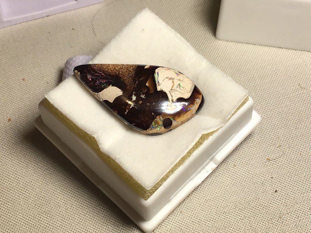 All Natural Solid Australian Boulder Opal, 16.65 carats