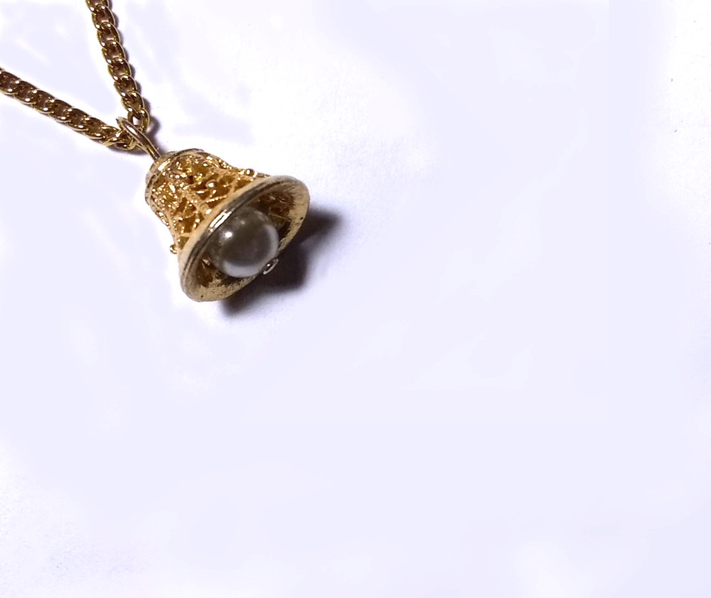 Haunted Ghost Necklace, The Bell Ringer Ghost!