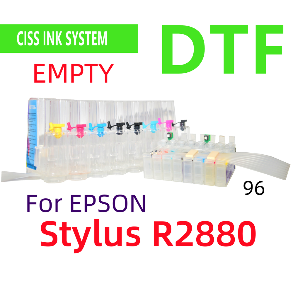 Refillable Empty Cis ciss ink system for Stylus R2880 Printer DTF printing *
