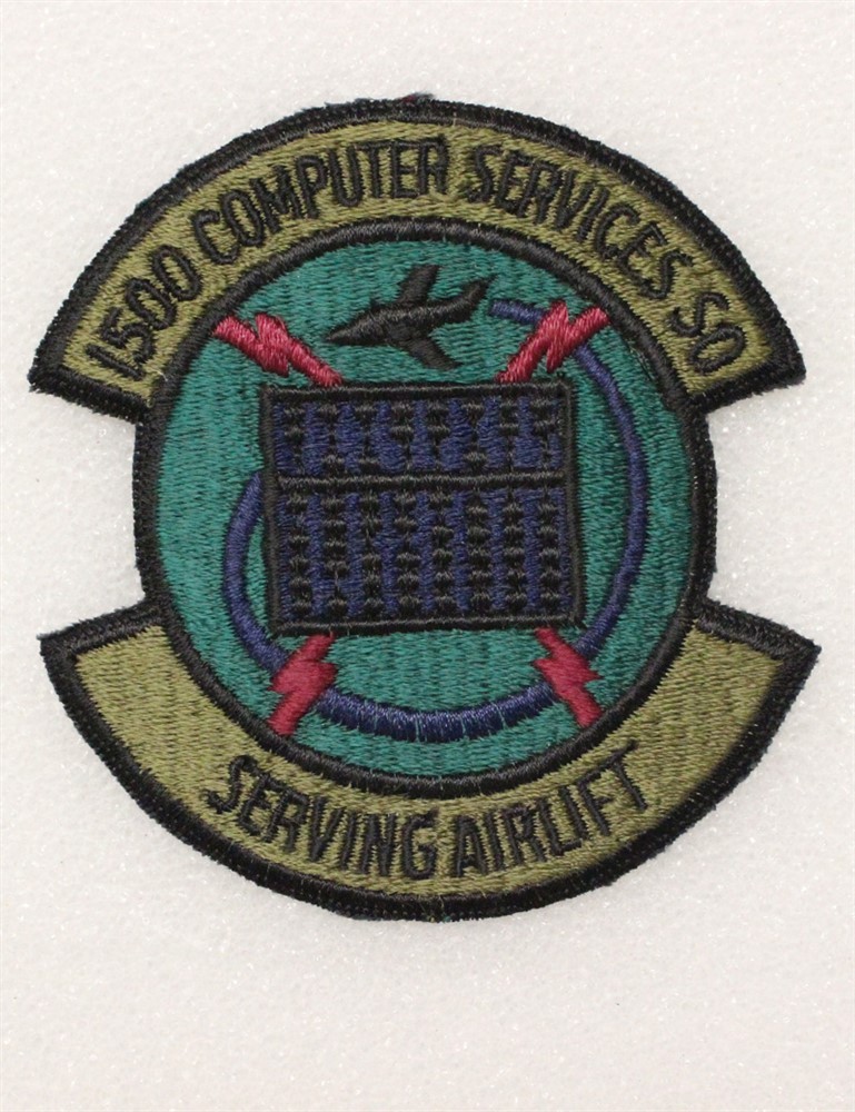 USAF Air Force Patch 4226: 1500th Computer Service Squadron - subdued