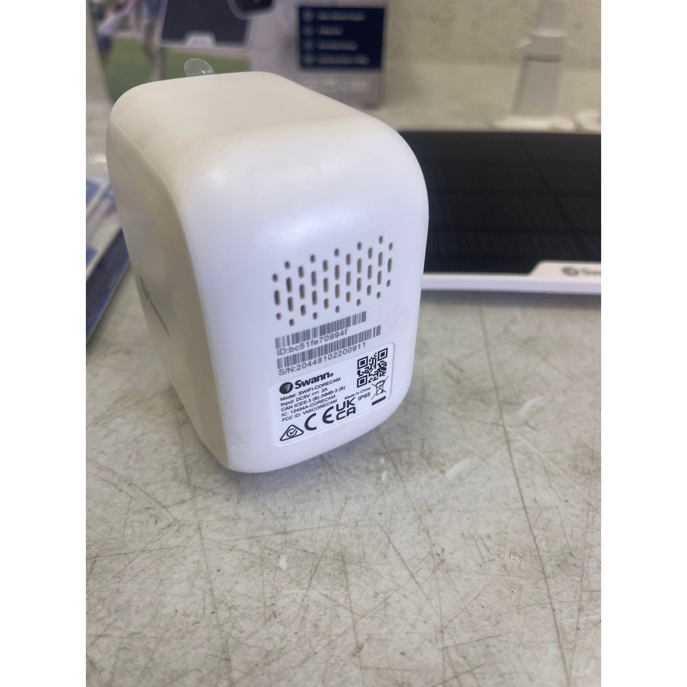 Swann CoreCam Wireless Security Camera with Solar Charging Panel Night Vision