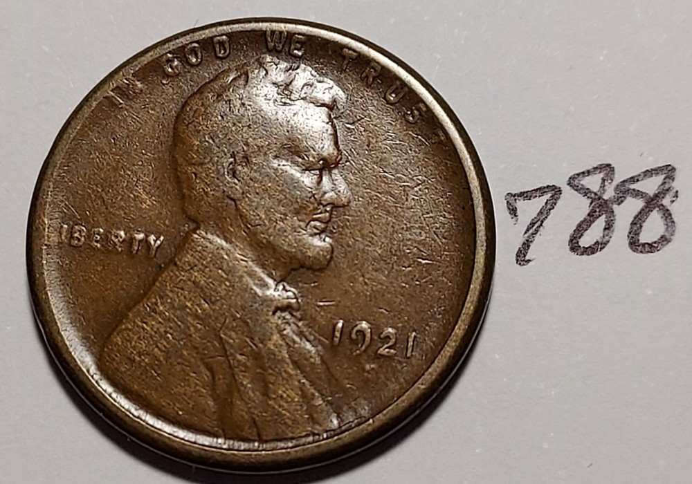 1921-S Lincoln Wheat Cent   #788