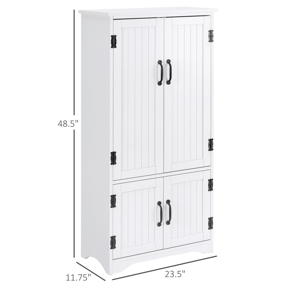 48.5" Kitchen Pantry, Storage Cabinet, Cupboard Organizer