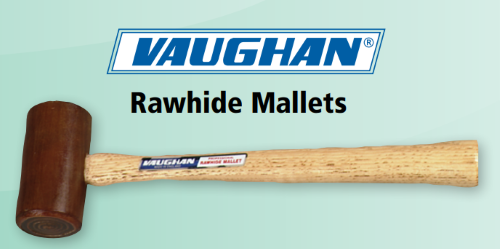 RM100 RAWHIDE MALLET -VAUGHAN ITEM NO. 9543333(FT)