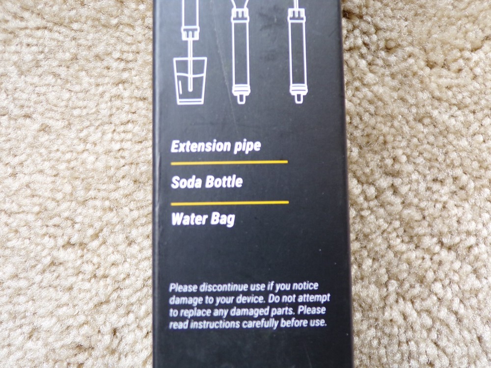 MODERN NEEDS Ready Filter Water Filtration Straw - Activated Carbon; b2