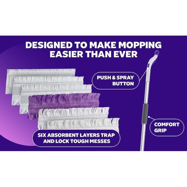 Power Mop Double Nozzle 25.4-fl oz Spray Mop