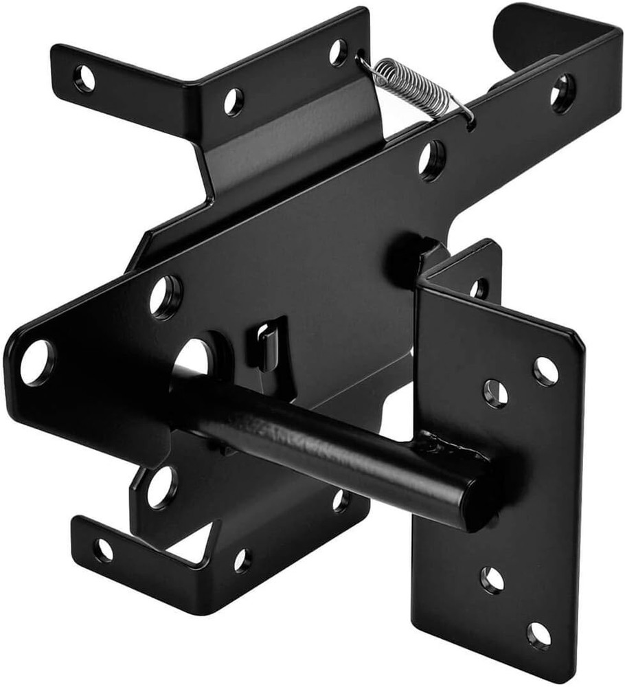 Self-Locking Gate Latch - Automatic Gravity Lever for Pool Security
