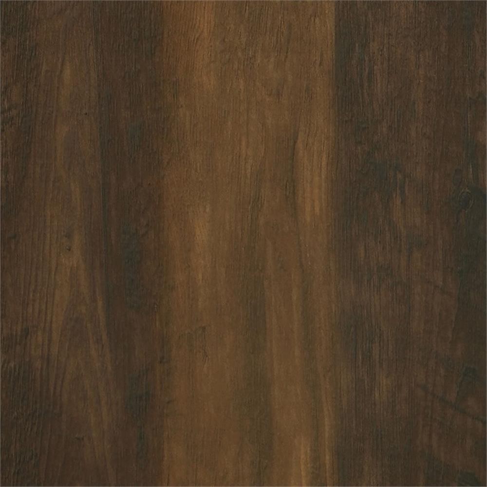 Pemberly Row Transitional 49" Wood Queen Bookcase Headboard in Dark Pine