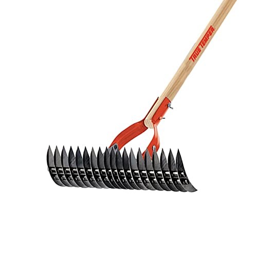 1914000 Adjustable Thatching Rake with 54-Inch Wood Handle