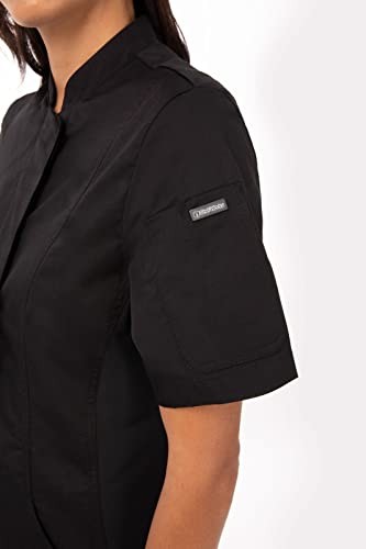Women's Roxby Chef Coat Medium Black