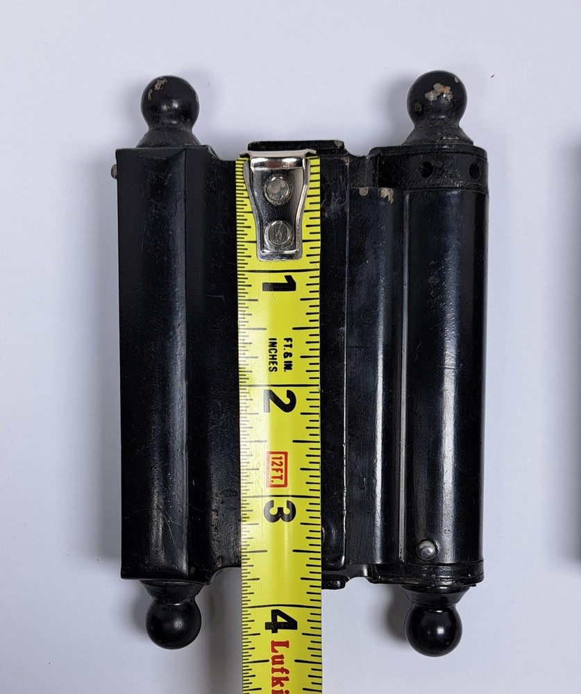 2 Vintage BOMMER Double Spring Hinges