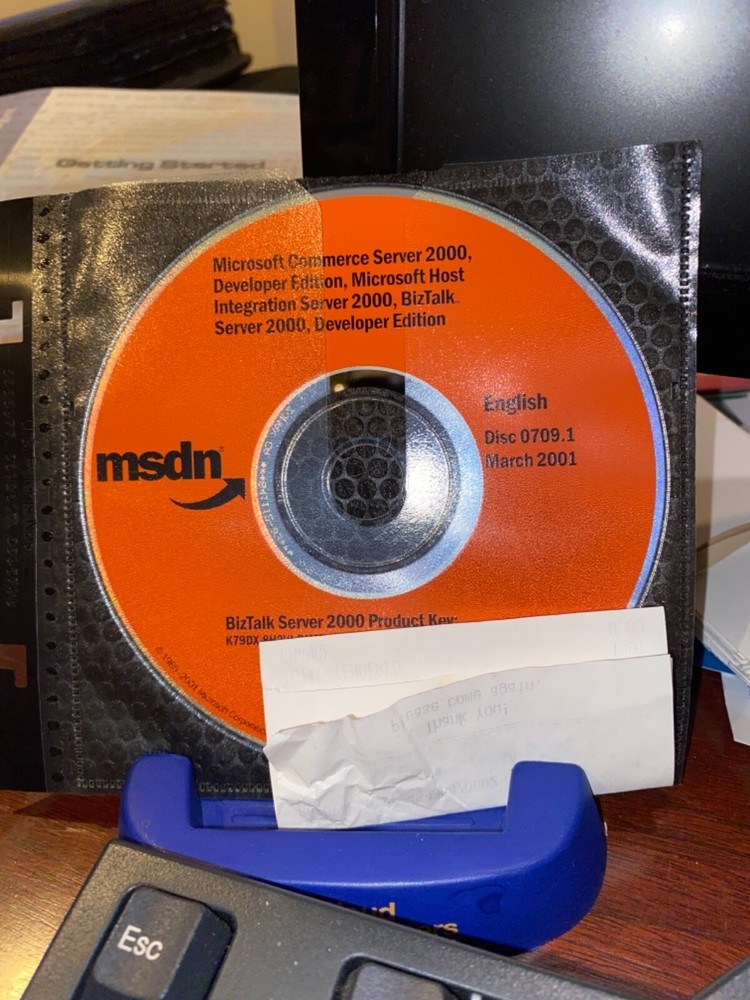 NEW Authentic Microsoft BizTalk Server 2000 +Key & Commerce, Dev, More.