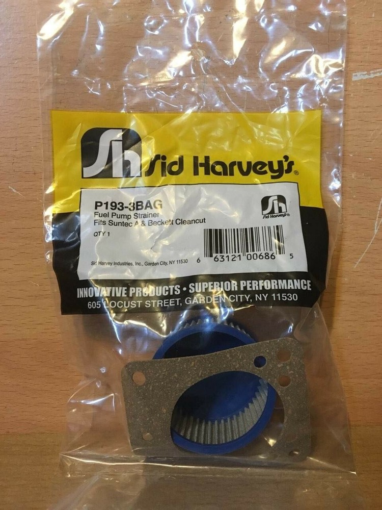 Sid Harvey's Suntec SSC-109 Strainer And Gasket For Suntec A-Pumps