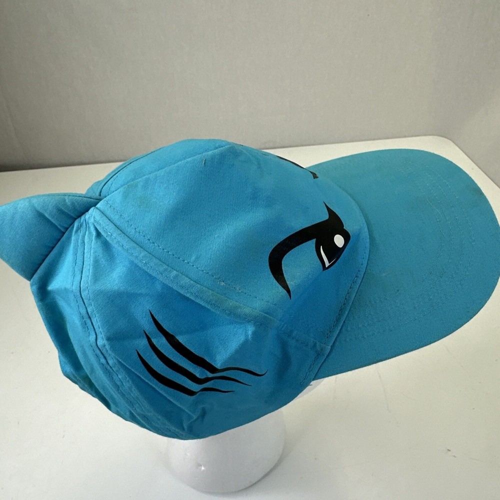 Blue Shark Kids Ball Cap Hat Snapback Baseball