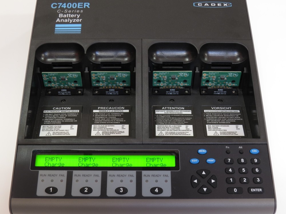 Lot of 4 Cadex Battery Analyzer Adapter Replacement PCB Board