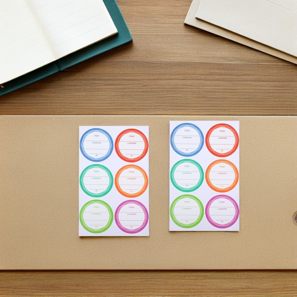 80 Sheets Glass Jar Accessories Labels Date Stickers for Kitchen