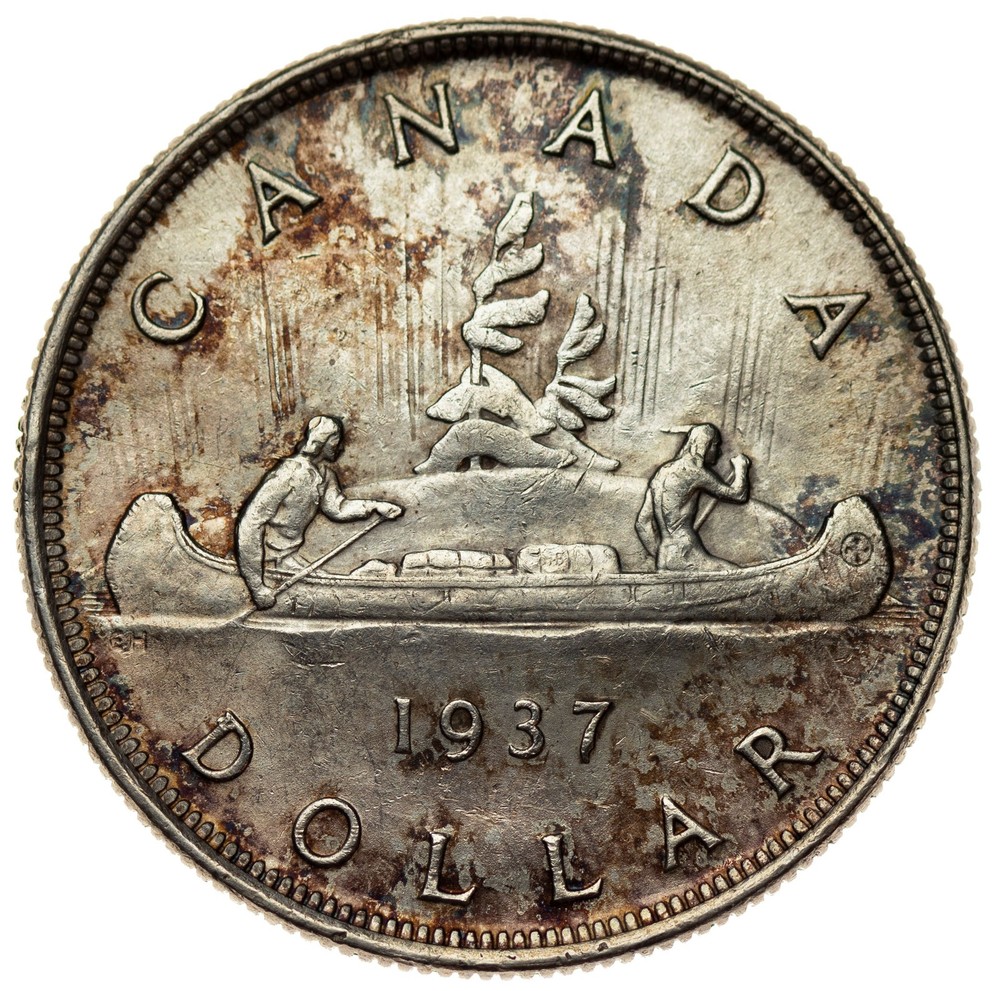 Canada - Dollar 1937 - George VI, Silver