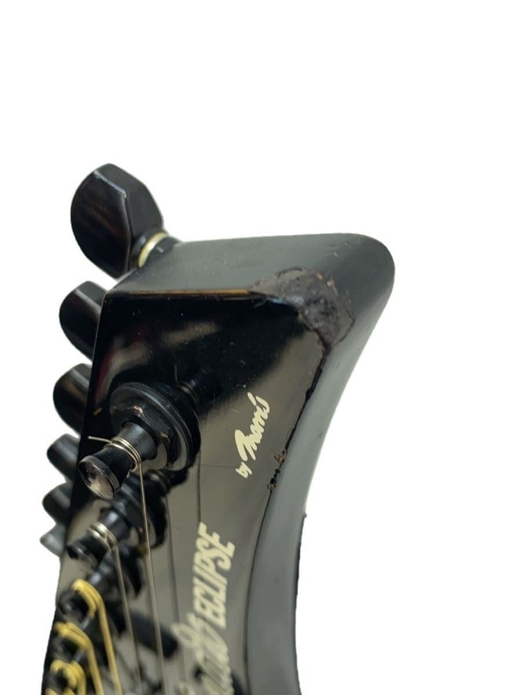 MORRIS ELEACO Tornado ECLIPSE DZ Black 6 String 9V Battery x1 Used