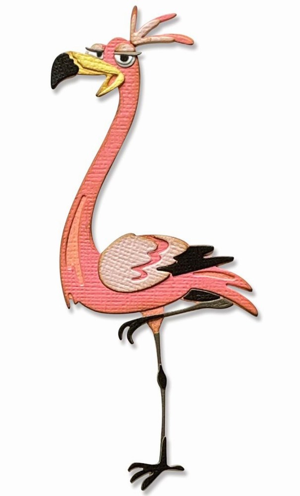 Sizzix Thinlits 9pc set - Gladys Colorize #665851 Retail $24.99 design Tim Holtz