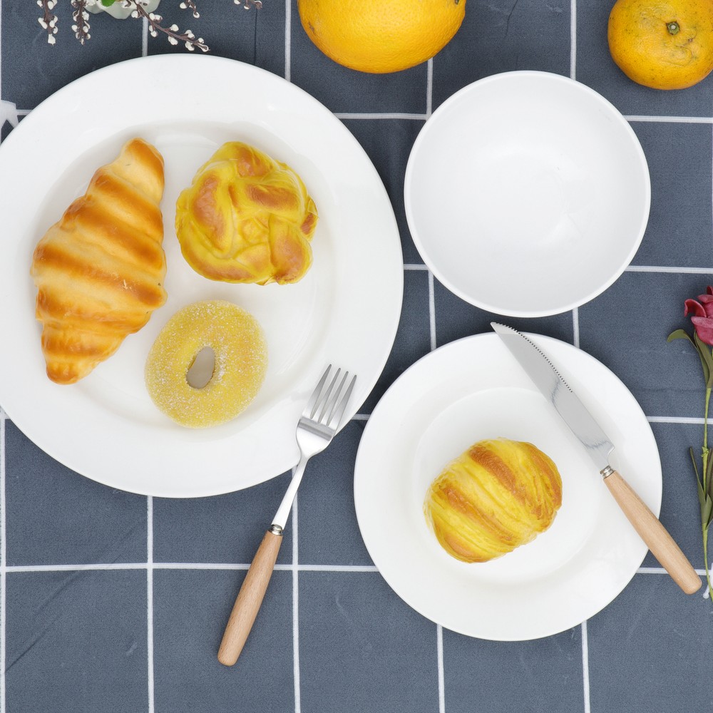 18-Piece Kitchen Dinnerware Set Microwave and Dishwasher Safe Service for 6
