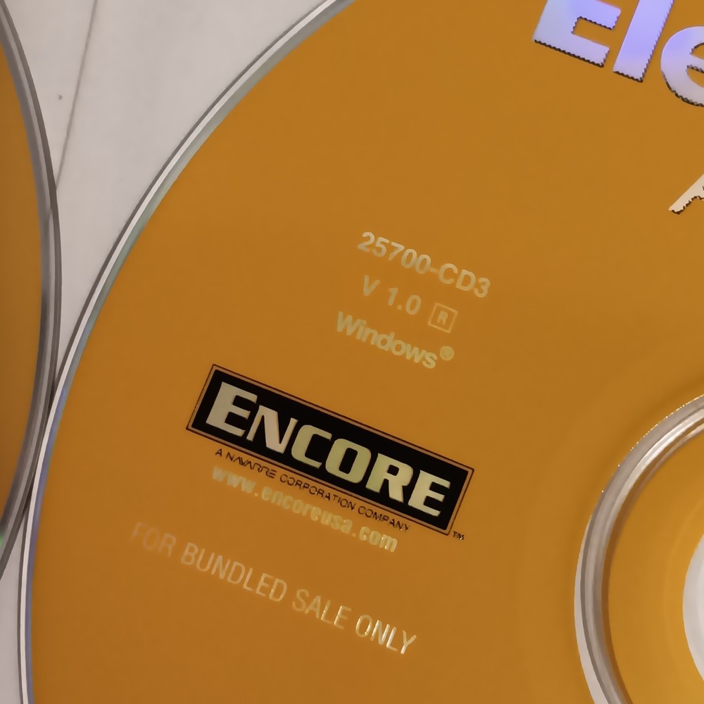 Lot of 8 ENCORE Elementary Advantage 2004 CD Software Discs, Used, Tested